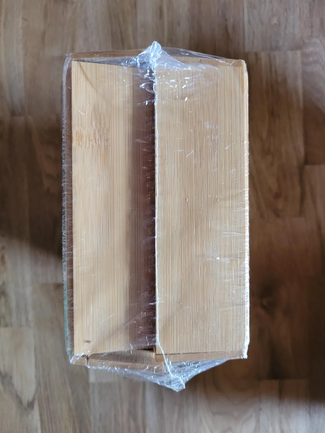 mDesign Schubladeneinsatz Holz Schubladenbox 38,1 cm 2er-Set natur