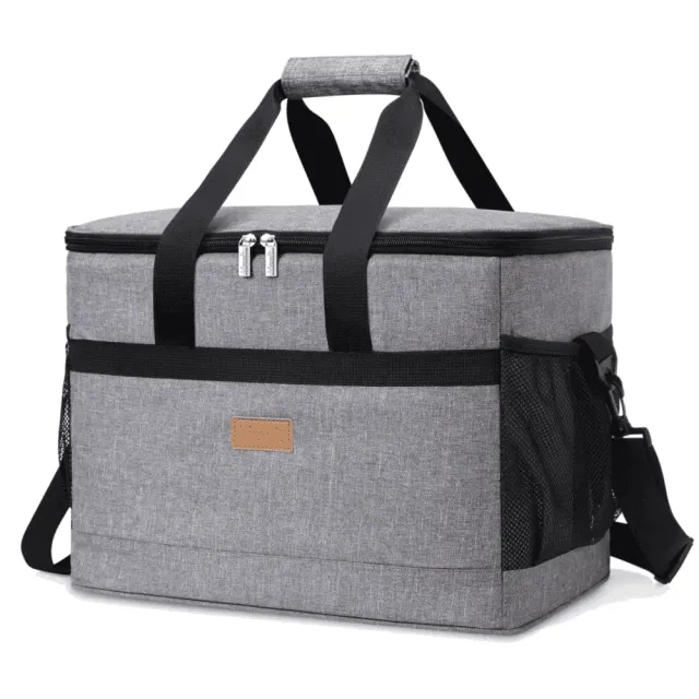 Lifewit Large Lunch Cooler Kühltasche 30L Grau isoliert
