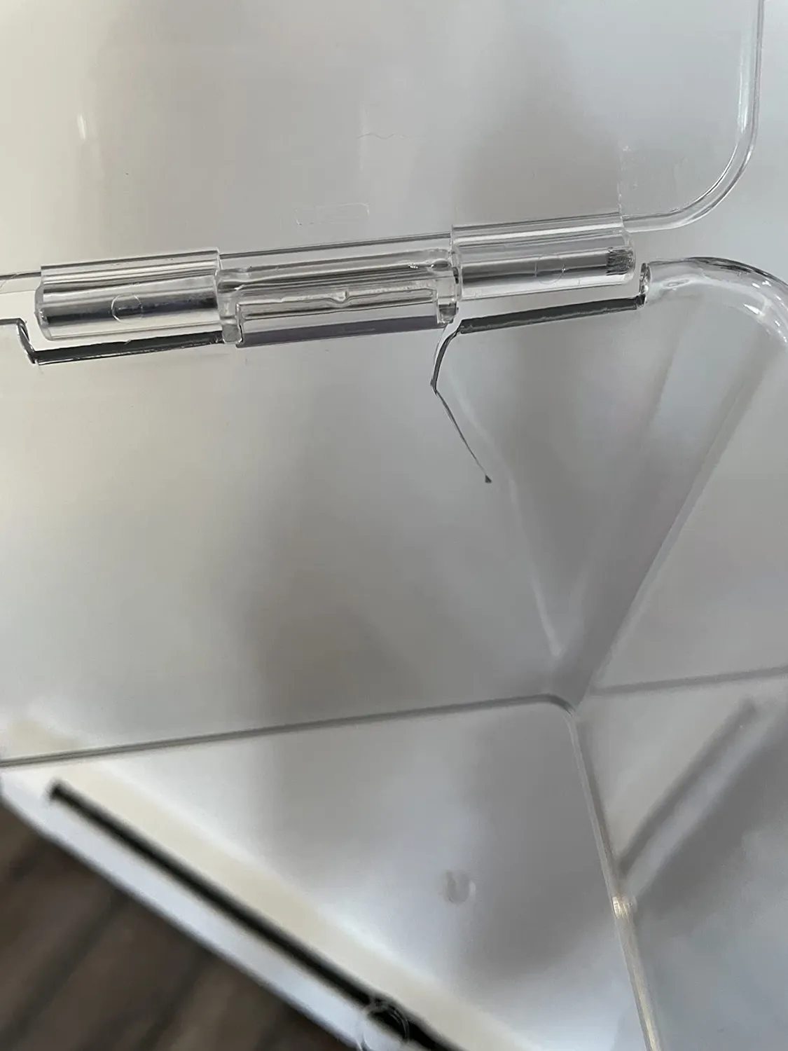 mDesign Kühlschrankbox Deckel durchsichtig 4er