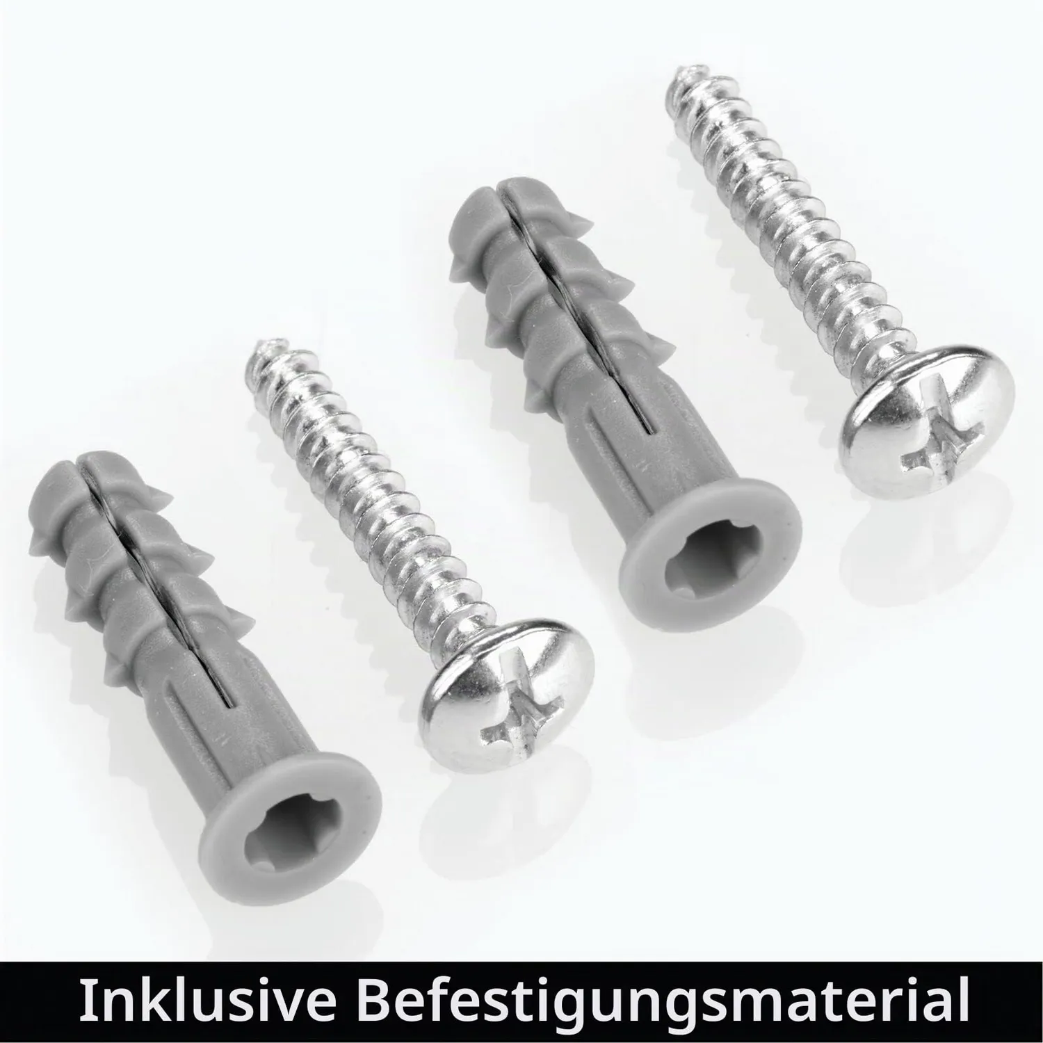 mDesign Bügelbretthalter Wand silber Metall