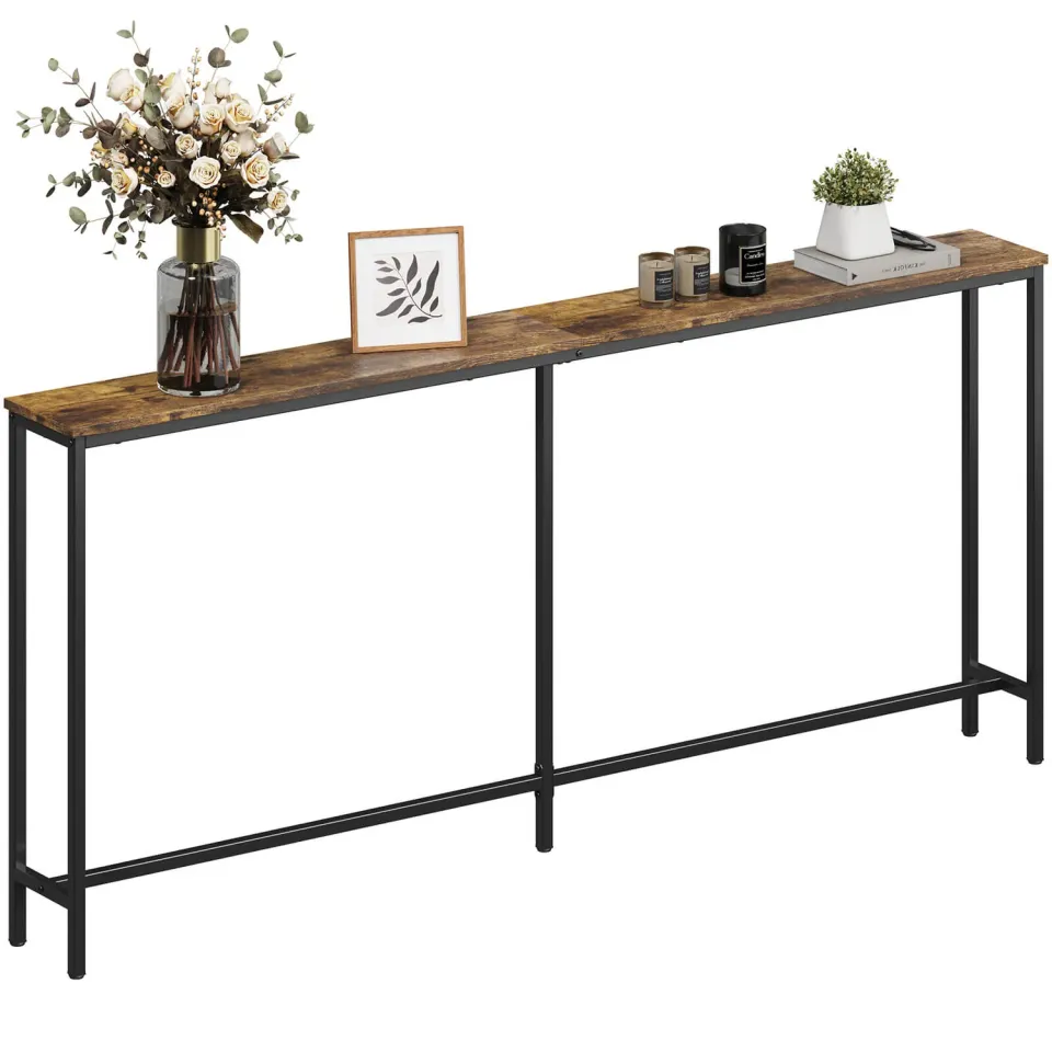 Lifewit Konsolentisch Schmal Flurtisch mit Ablage Metall 20kg