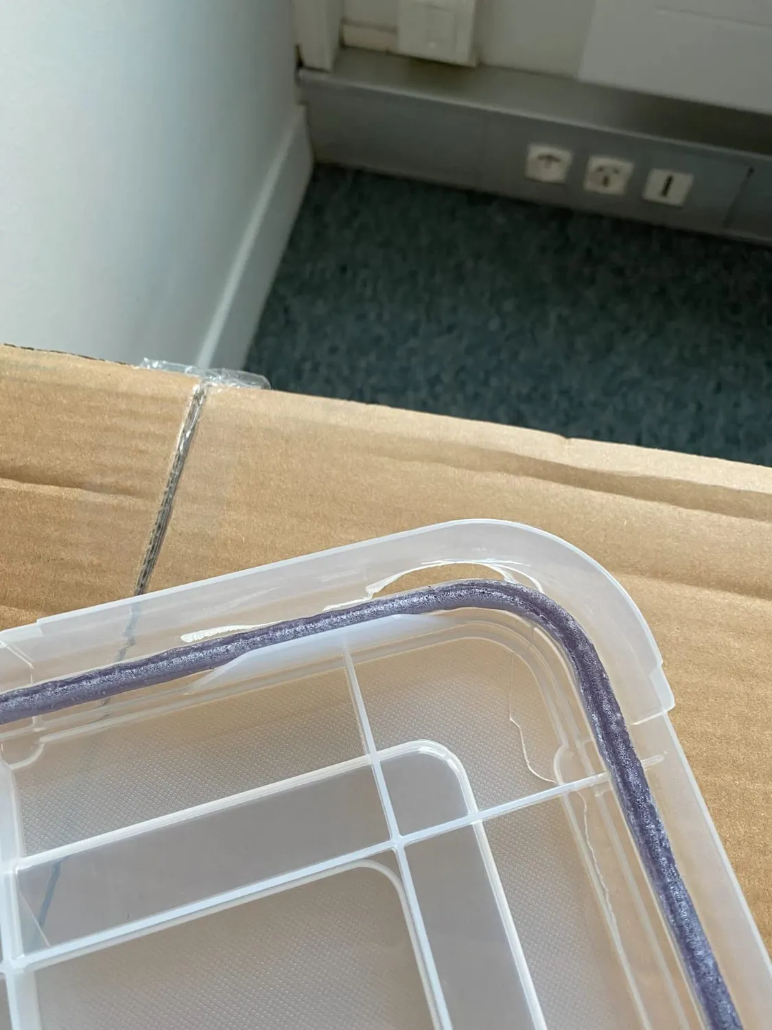 Iris Ohyama AT-LD Aufbewahrungsbox 70L Schwarz 3er