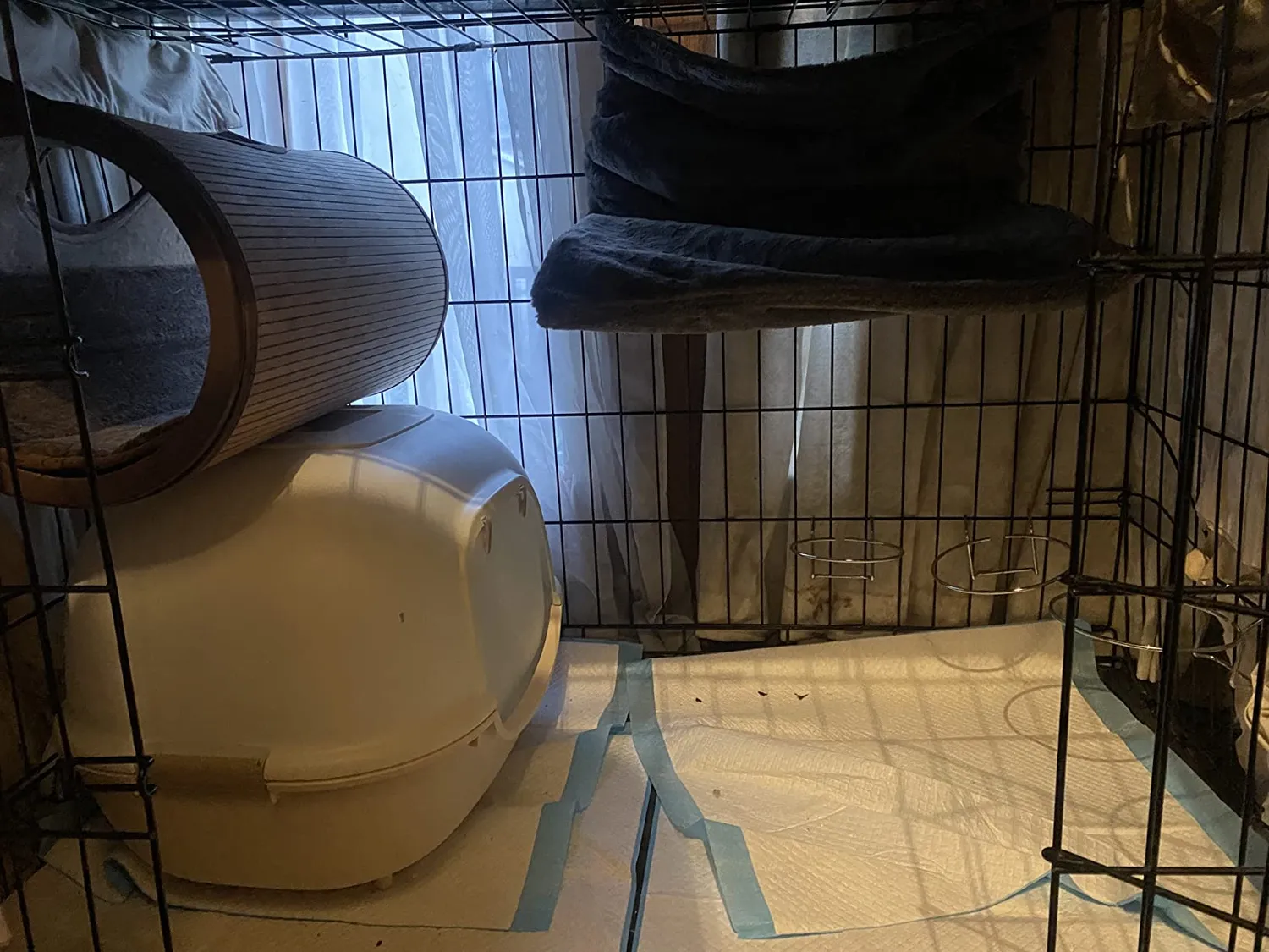 Iris Ohyama WNT-510 Katzentoilette geschlossen beige für Katzen bis 5kg