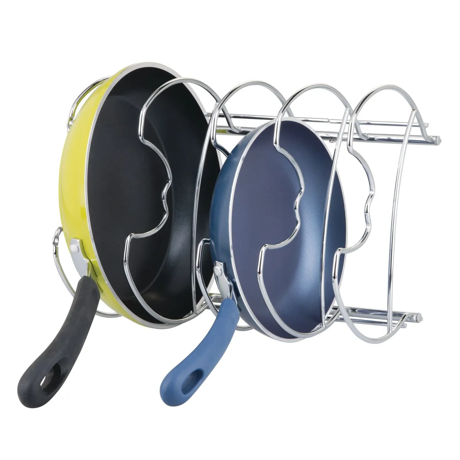 mDesign 6316MDKEU Pfannenhalter Chrom für 28 cm Pfannen