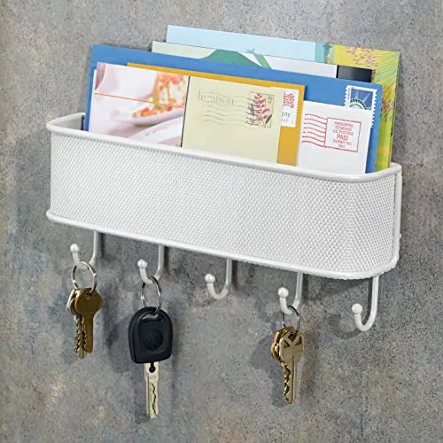 mDesign Wandorganizer Briefhalter weiß Postablage