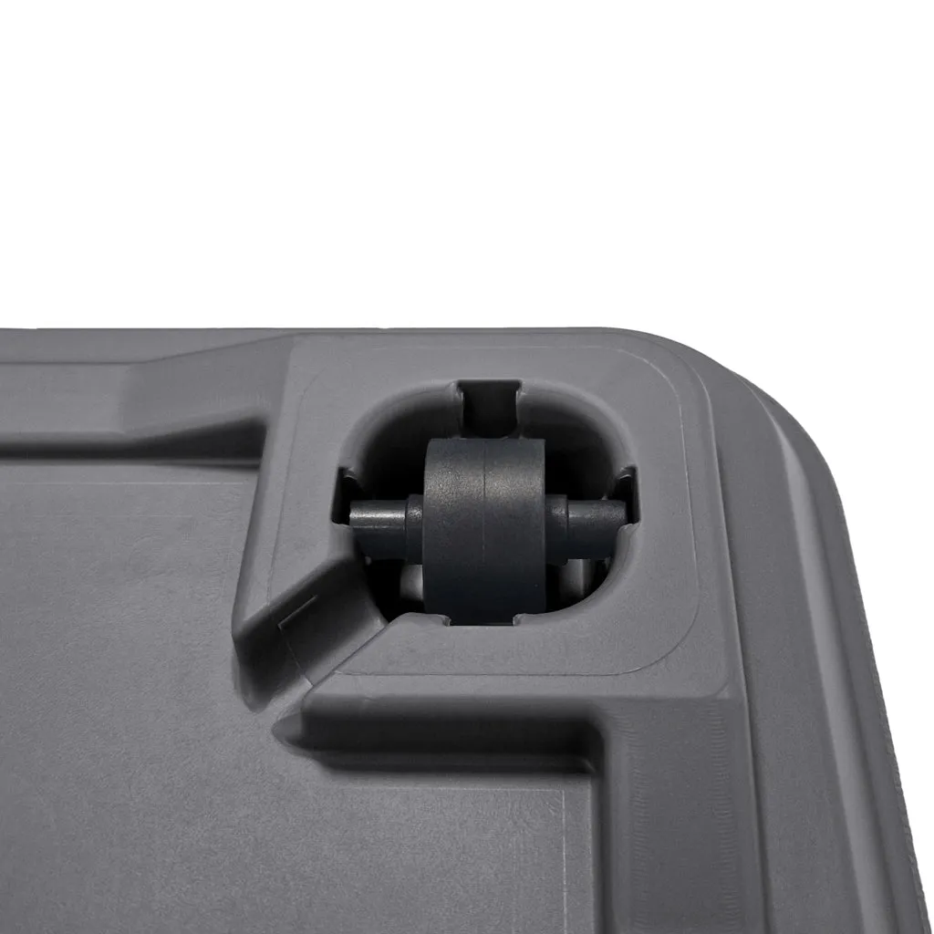 Kreher Cosmo XL Pflanzkasten 38L Anthrazit Rollen