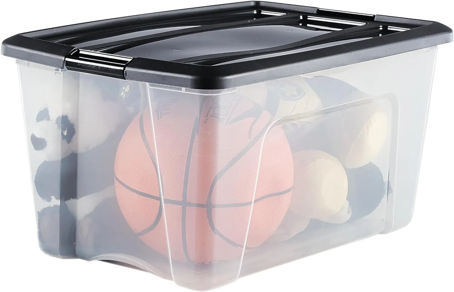 Iris Ohyama NTB-45 Aufbewahrungsbox schwarz 45L 6er-Set