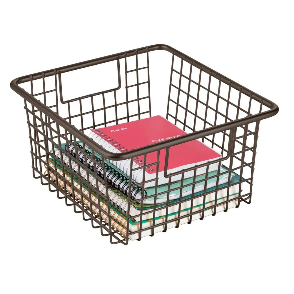 M Design Organizer Gitterbox 8er-Set bronzefarben Metall