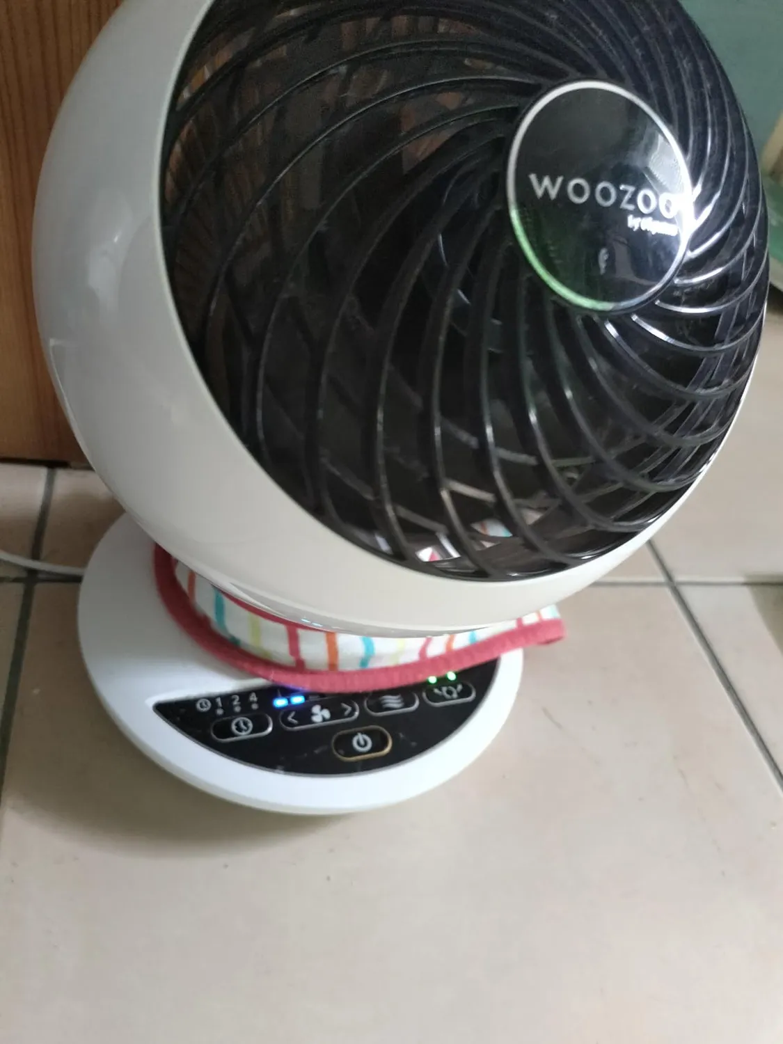 Iris Ohyama Woozoo PCF-SC15T Tischventilator Holz leise