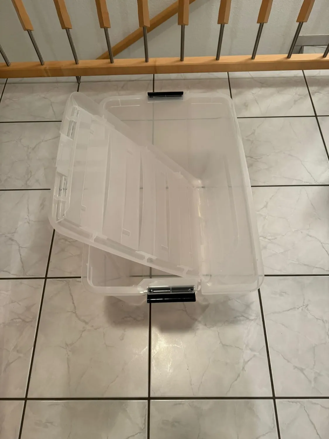 Iris Ohyama DDNTB-5 Aufbewahrungsbox 5L 6er transparent stapelbar
