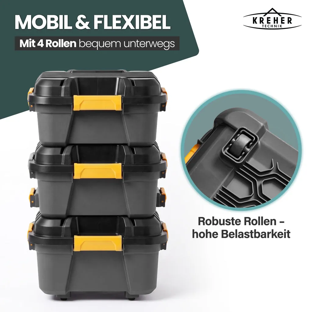 Kreher Bunker Aufbewahrungsbox 31 Liter Schwarz IP67 1 Stück
