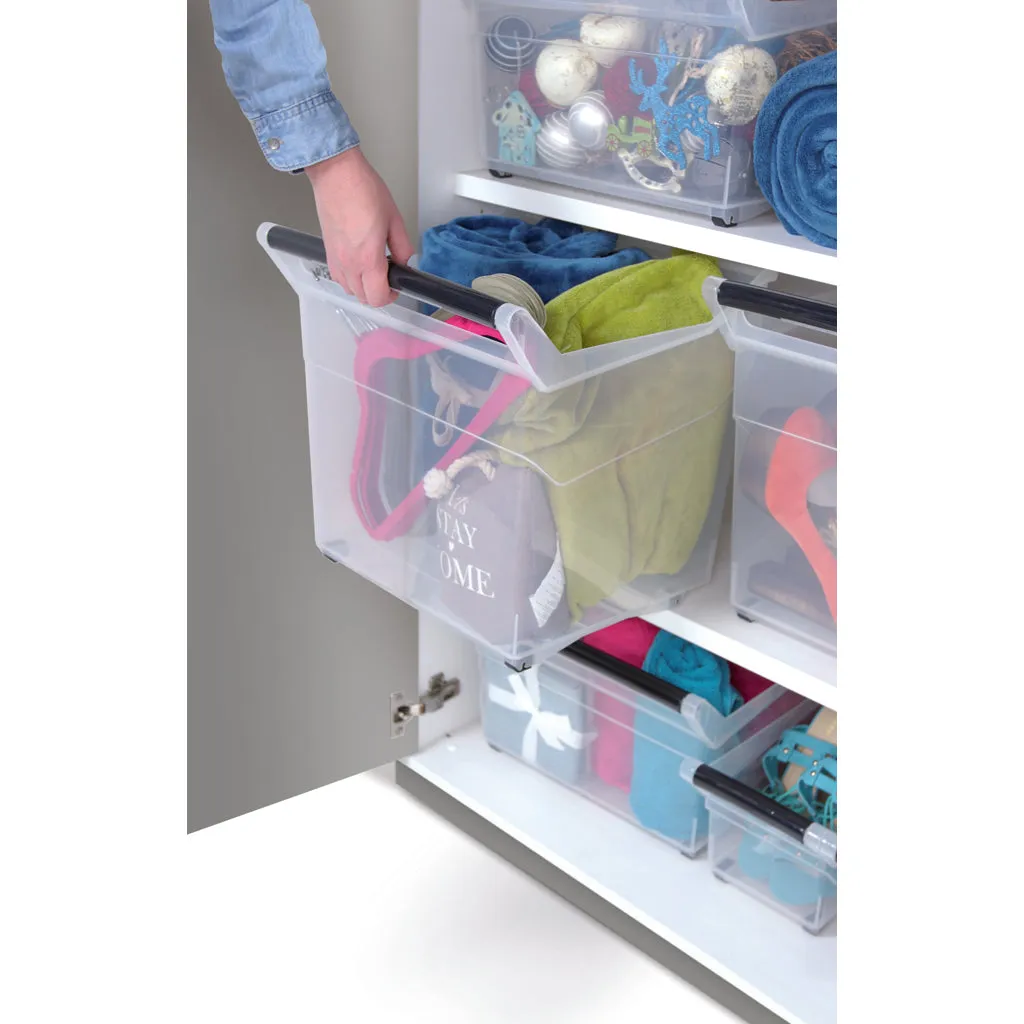 Kreher NUK5H+NUK5L Aufbewahrungsbox 2er-Set Transparent