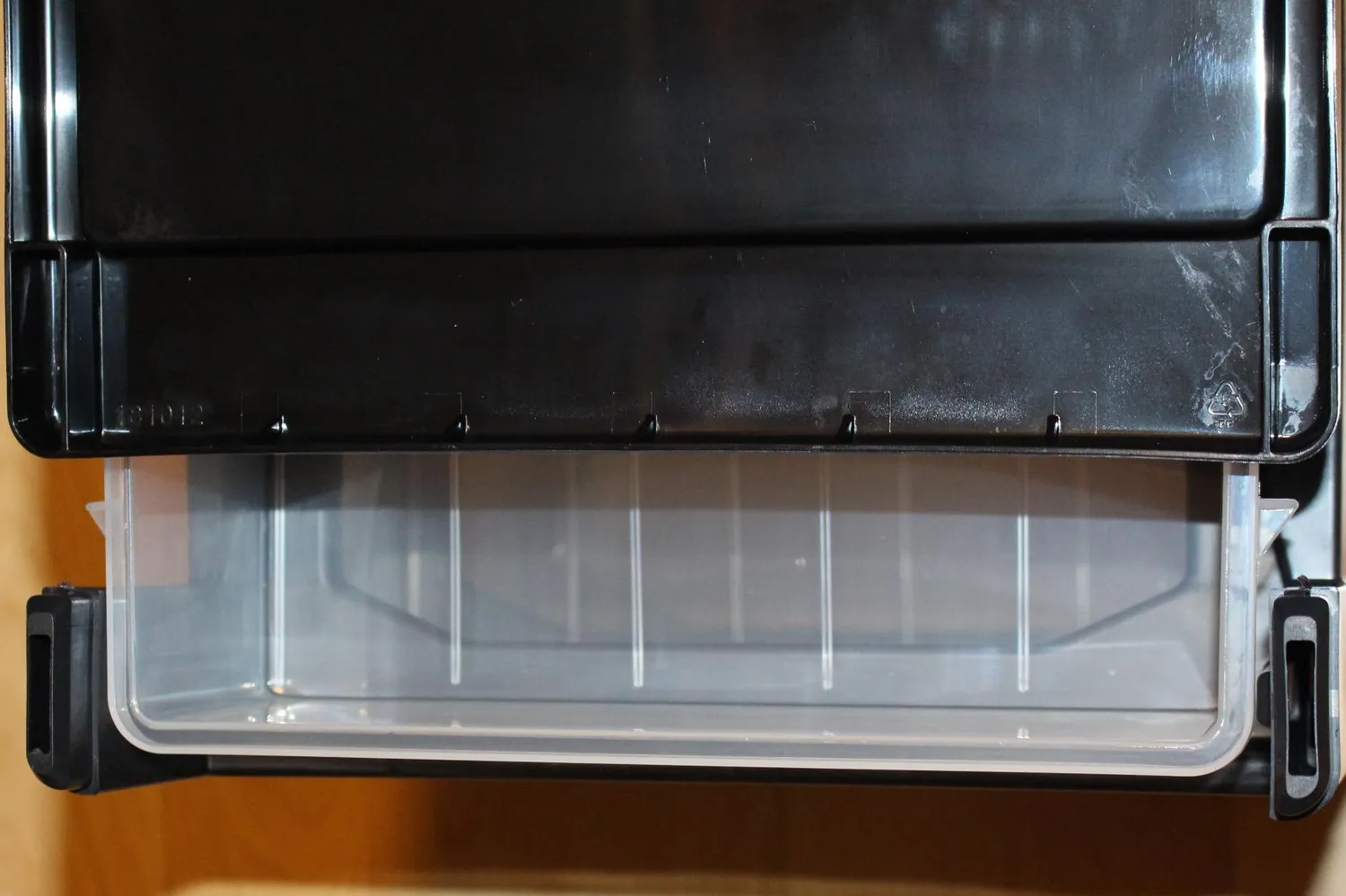 Iris Ohyama Organizer Chest OCH-2021 Schubladenbox Schwarz Mix A4