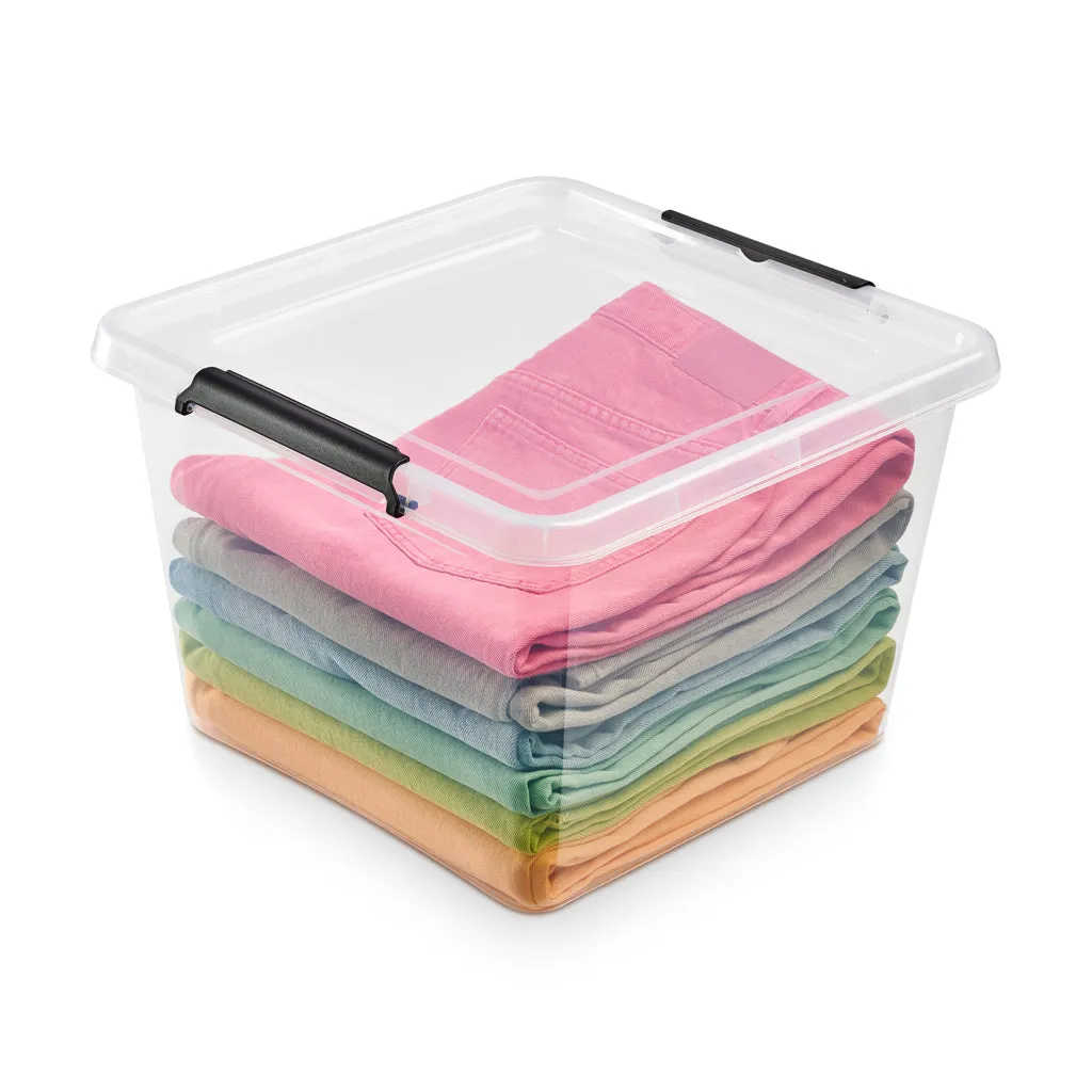 Kreher Simple Store Box Transparent 25 Liter stapelbar