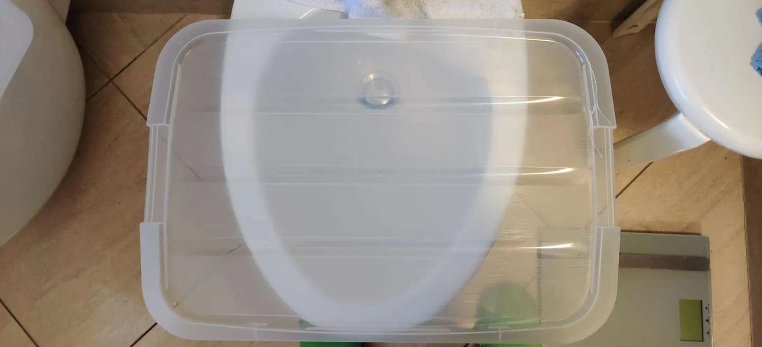 Iris Ohyama Top Box TB-30 Aufbewahrungsbox 30 L 4er-Set klar