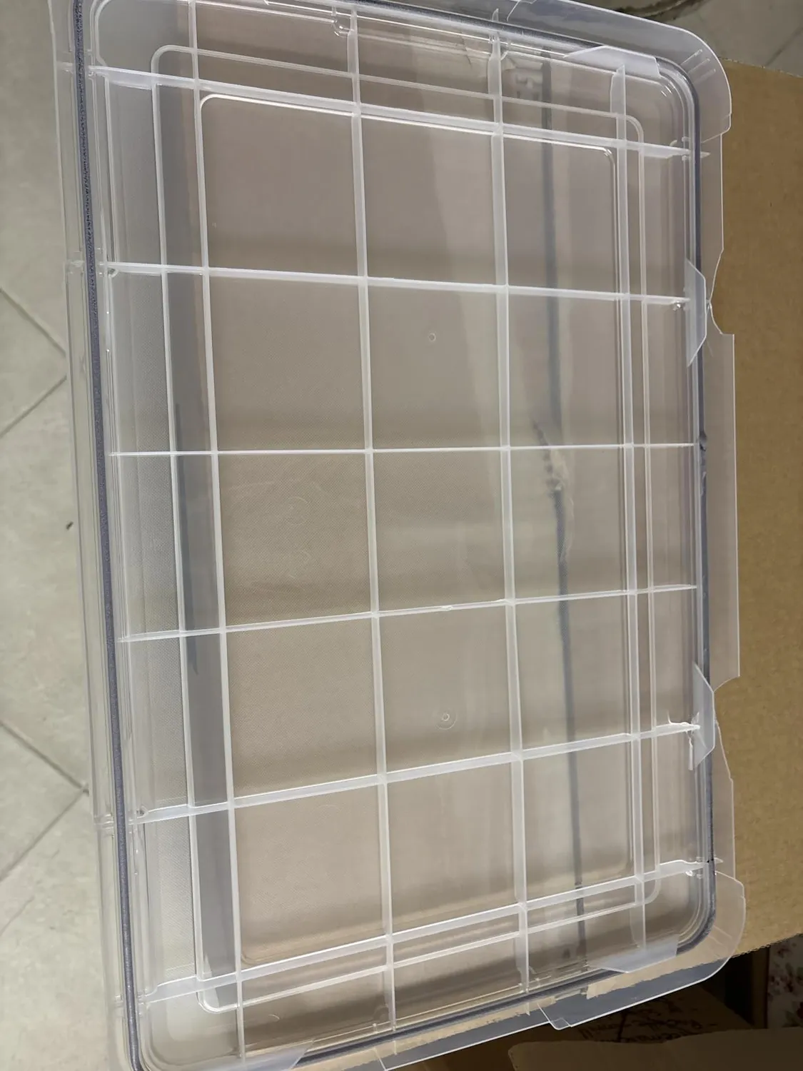 Iris Ohyama Air Tight Box DDAT-LD Aufbewahrungsbox 70L 3er-Set transparent
