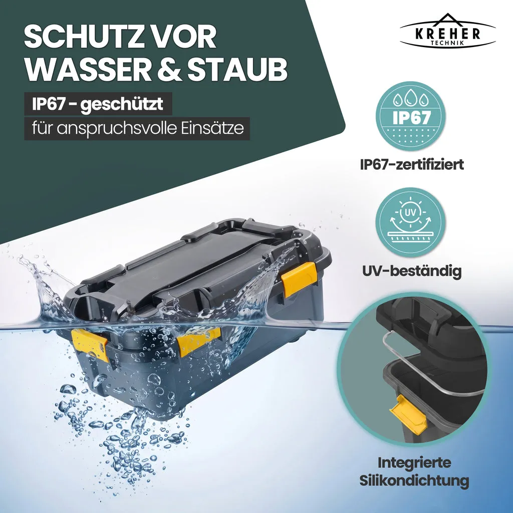 Kreher Bunker Aufbewahrungsbox 31 Liter Schwarz IP67 1 Stück