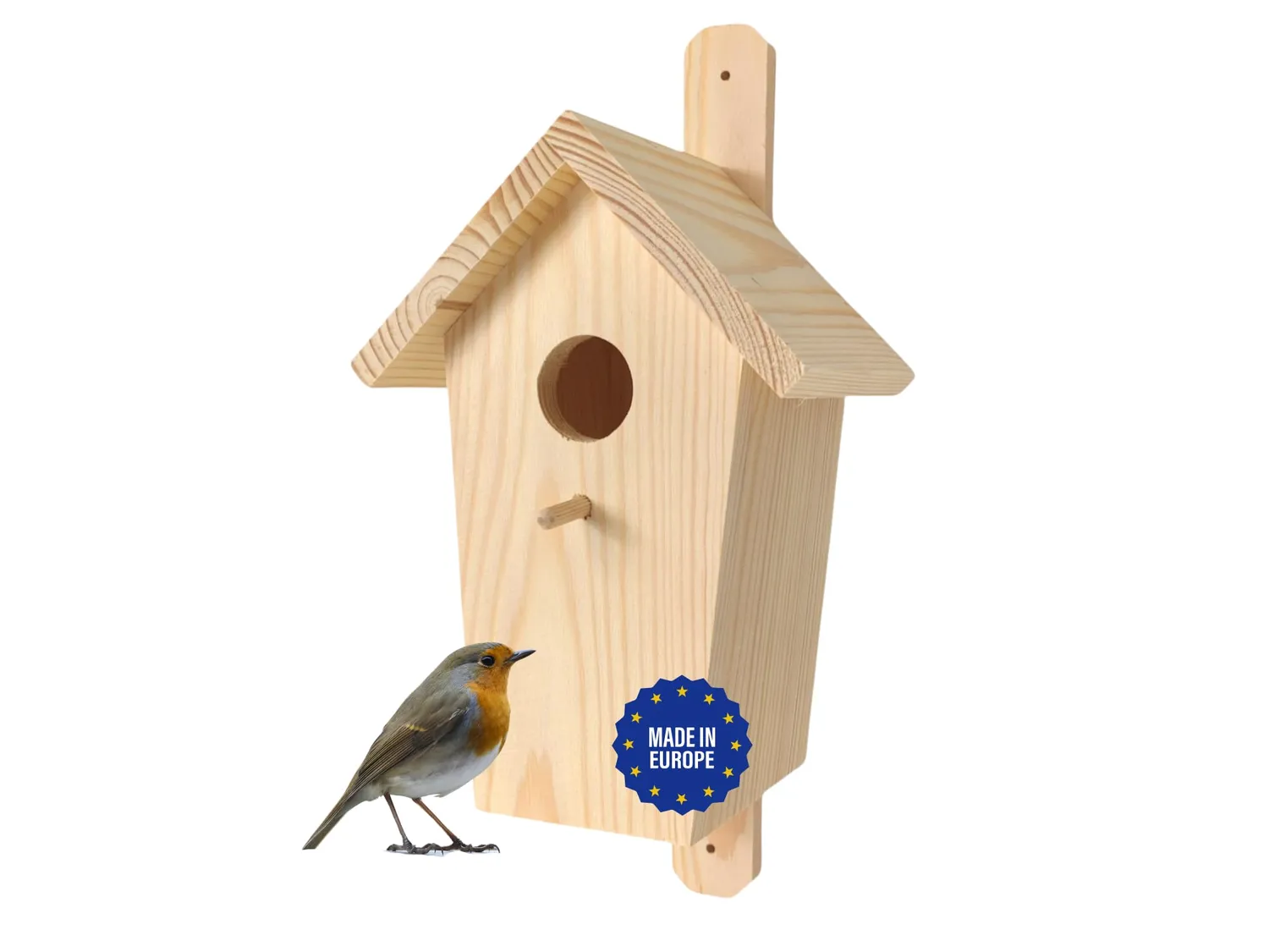 GoodFreshDecor Nistkasten Vogelhaus 30,5 cm braun Meisen