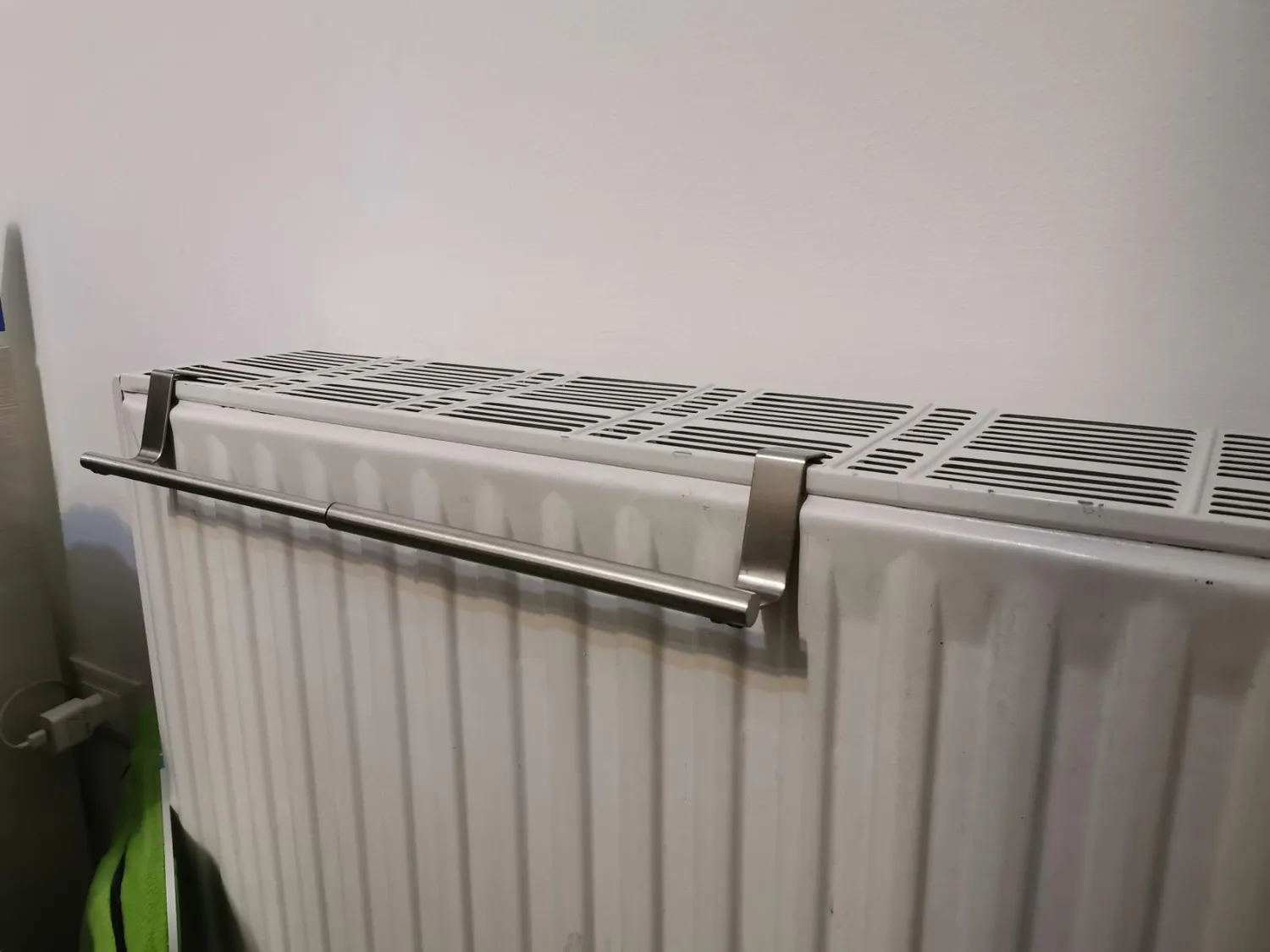 mDesign Handtuchhalter Teleskop 2er-Set Edelstahl silber