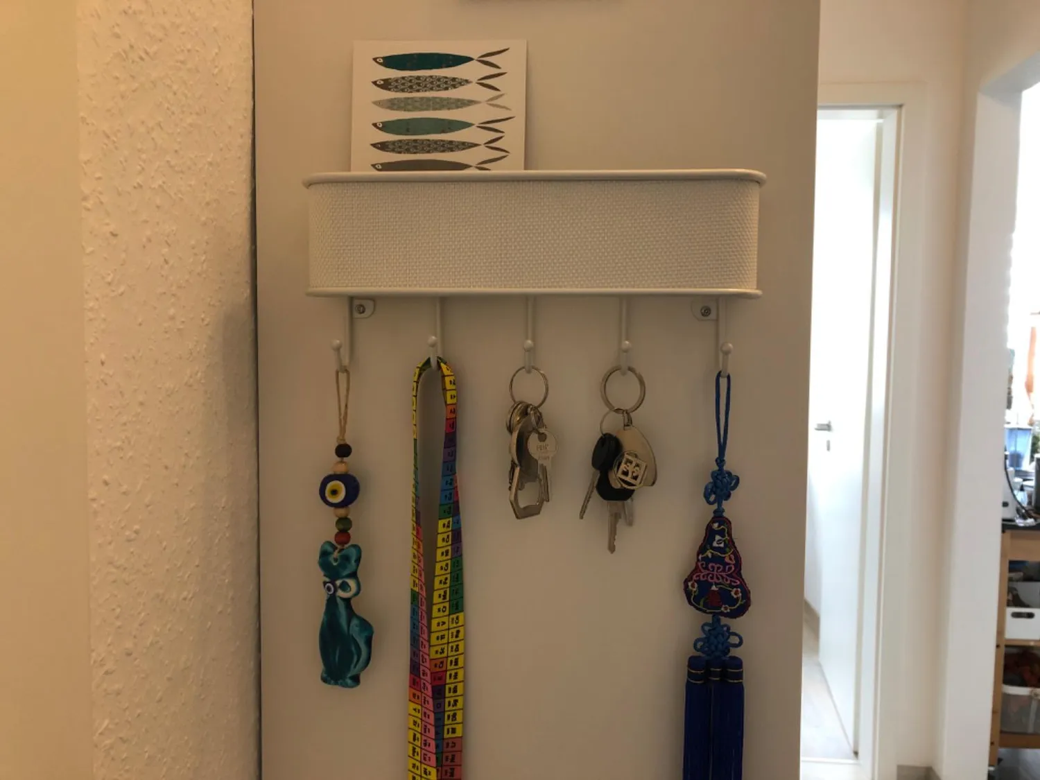 mDesign Wandorganizer Briefhalter weiß Postablage