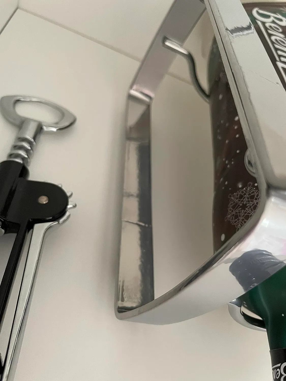 mDesign Weinregal stapelbar 3 Flaschen 2er mattweiß Metall