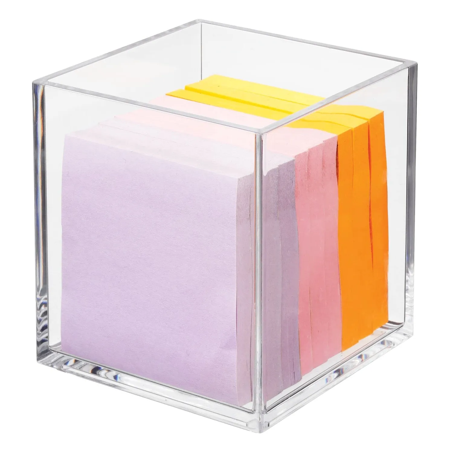 M Design Schreibtisch Organizer 14362MDOEU Aufbewahrungsbox 3er-Set transparent stapelbar