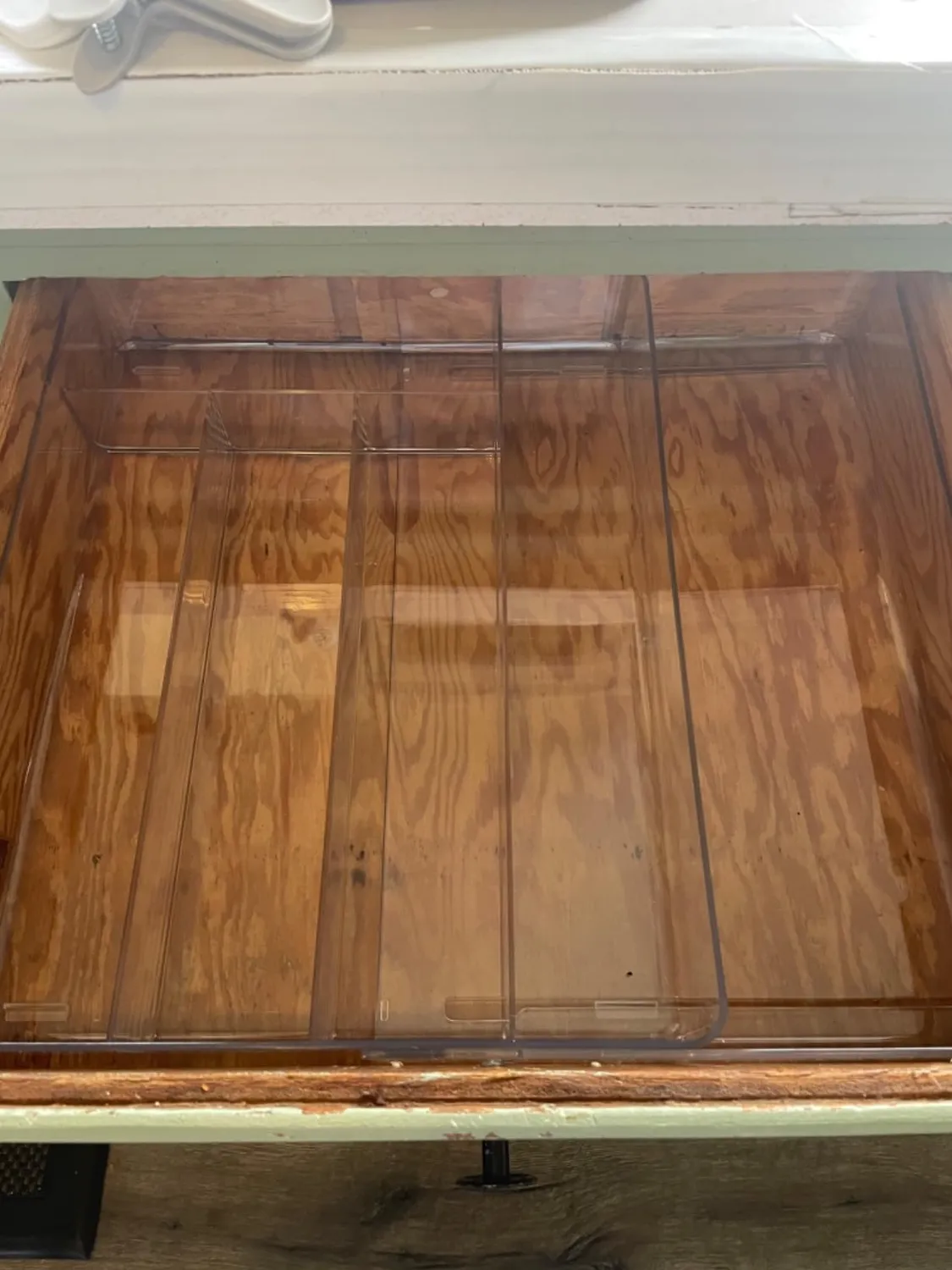mDesign Schubladenbox Besteckkasten 6 Fächer transparent