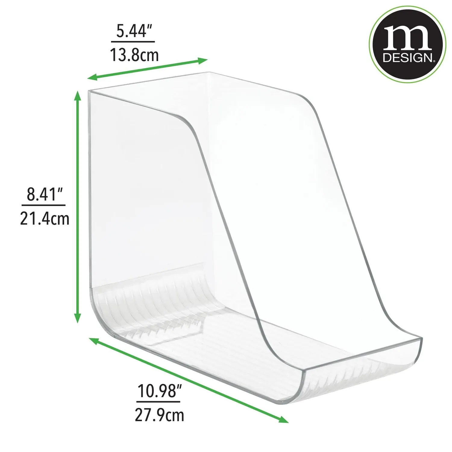 mDesign Dosenorganizer Transparent 4er-Set BPA-frei