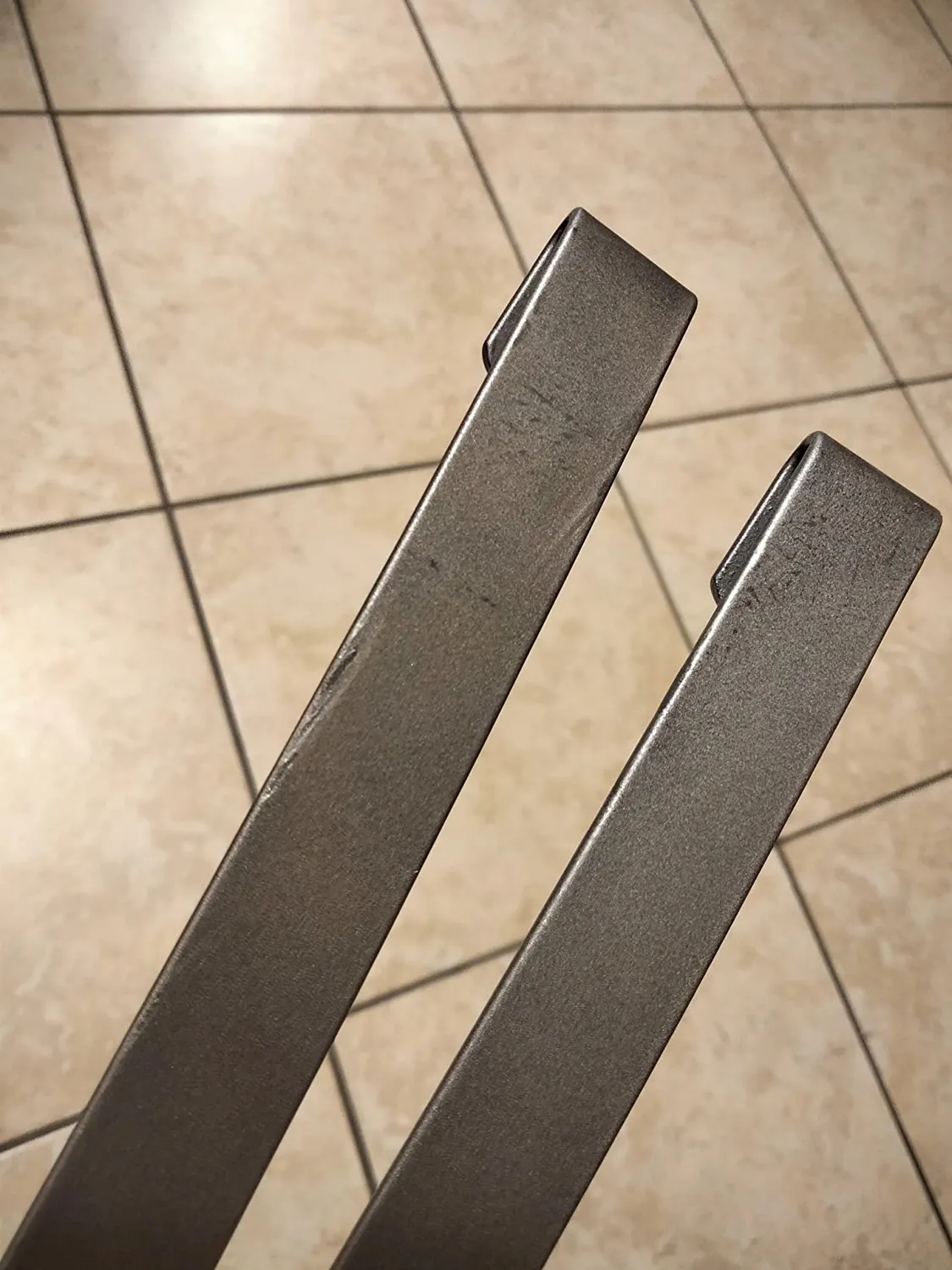 mDesign Türgarderobe Handtuchhalter dunkelgrau 3 Stangen