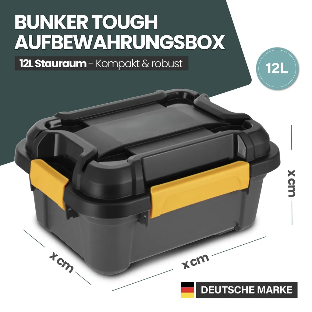 Kreher Bunker Aufbewahrungsbox 12 Liter IP67 mit Deckel