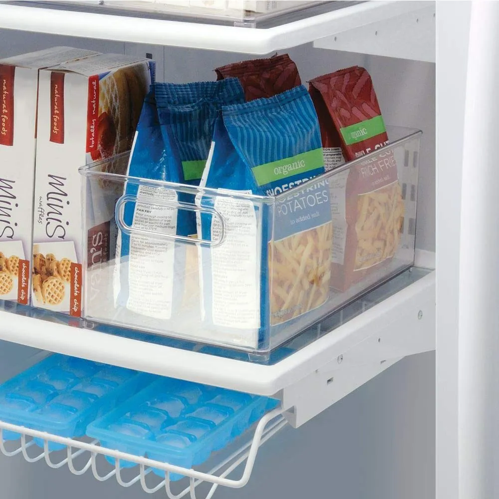 mDesign Kühlschrank-Organizer 8er-Set Transparent 37,1 cm