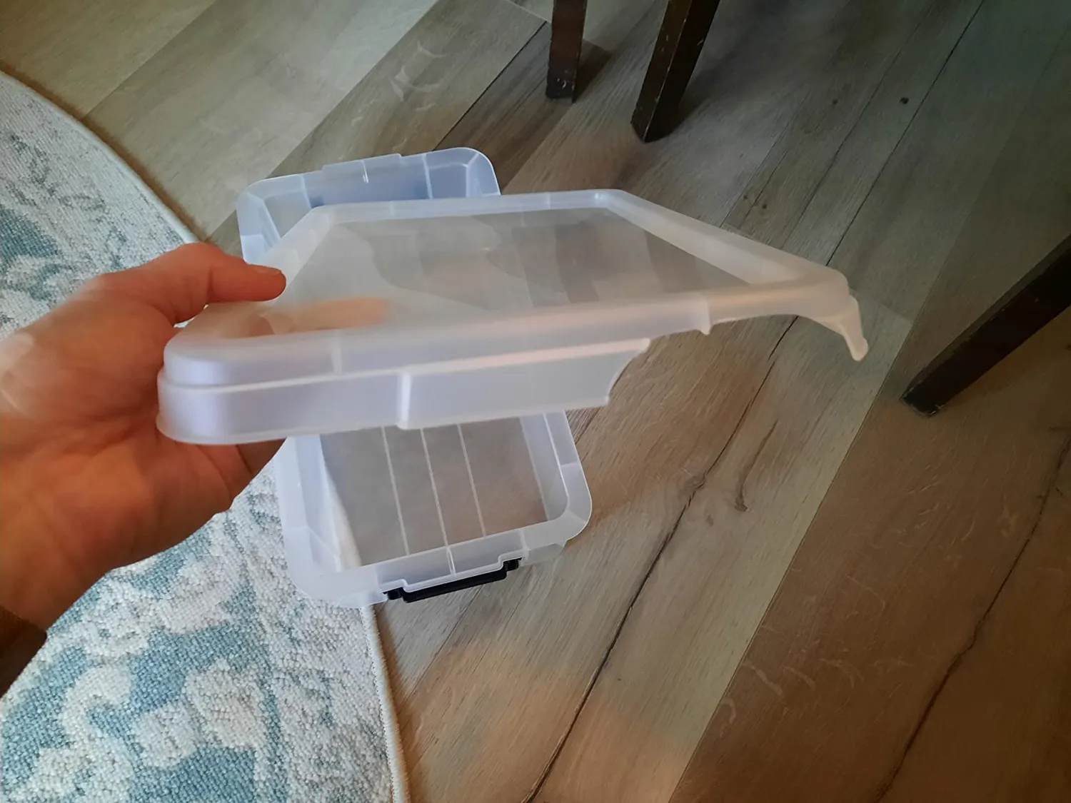 Iris Ohyama Multi Box MBX-4 Aufbewahrungsbox 4L 4er transparent