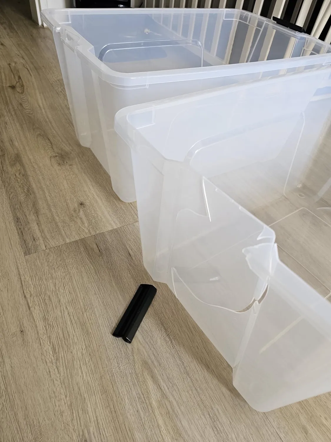 Iris Ohyama NTB-45 Aufbewahrungsbox schwarz 45L 6er-Set
