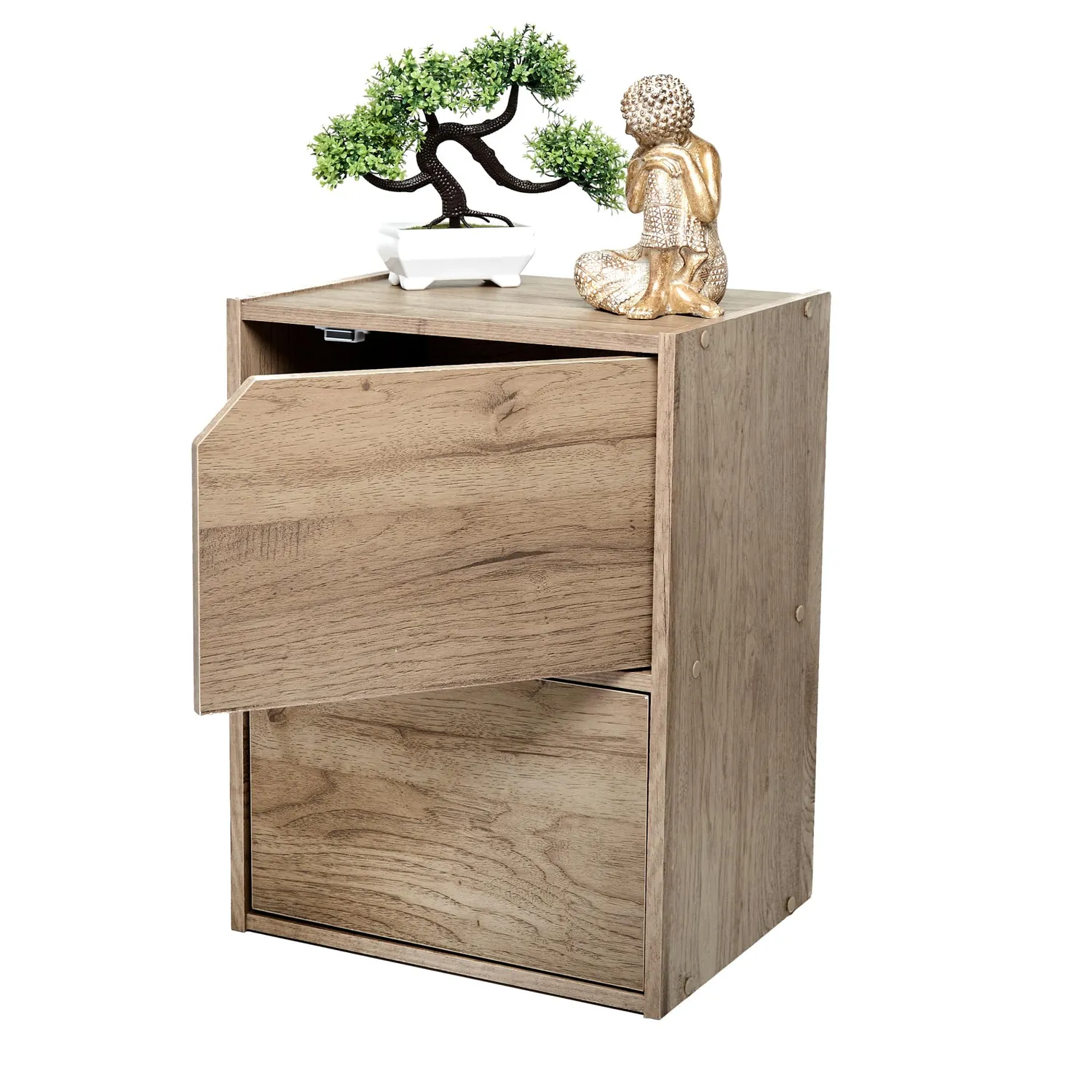 Iris Ohyama MDB-3 Regal 3 Fächer Braun