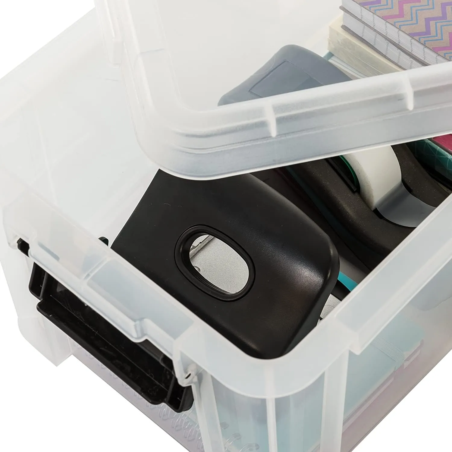 Iris Ohyama Multi Box MBX-4 Aufbewahrungsbox 4L 4er transparent