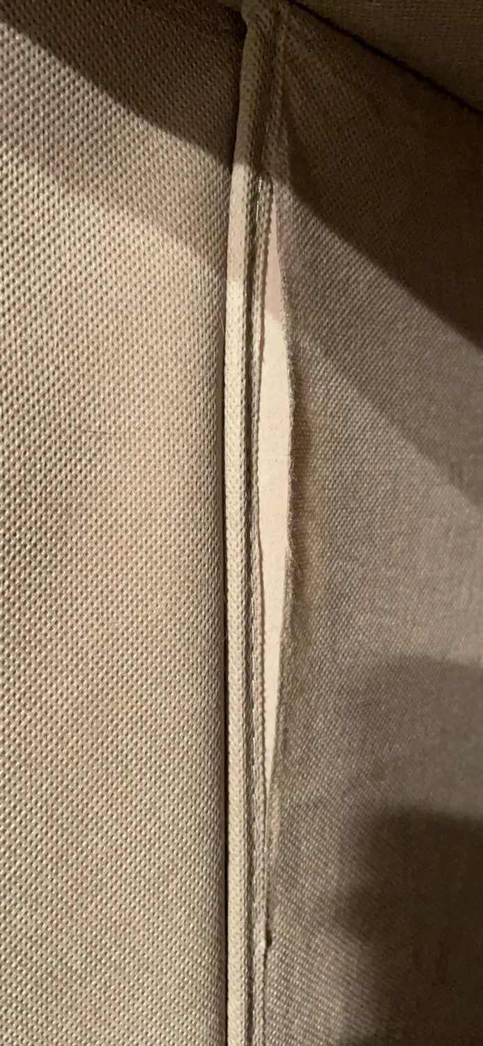 M Design Wäschetruhe mit Deckel dunkelbraun Jute