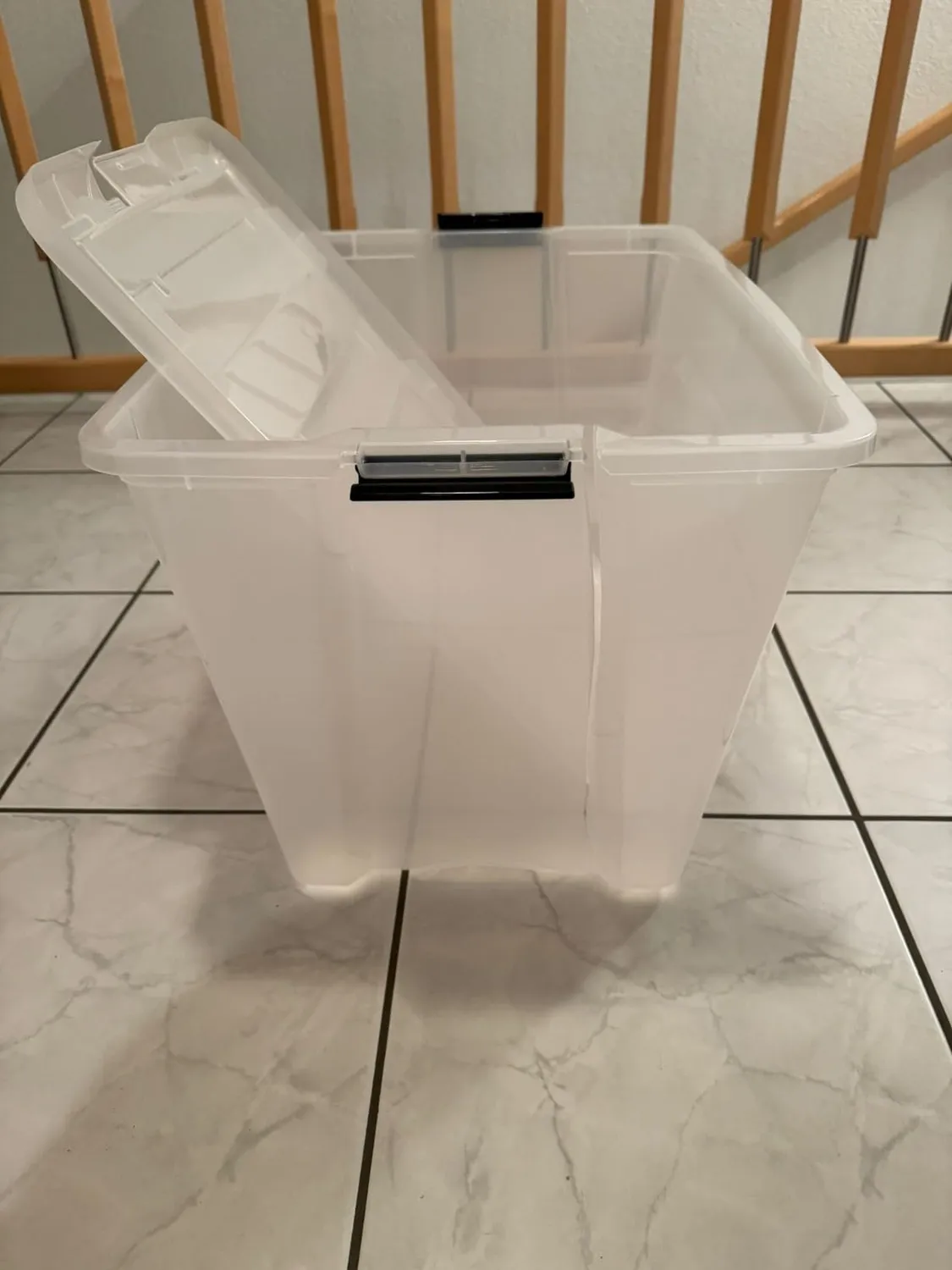 Iris Ohyama DDNTB-5 Aufbewahrungsbox 5L 6er transparent stapelbar