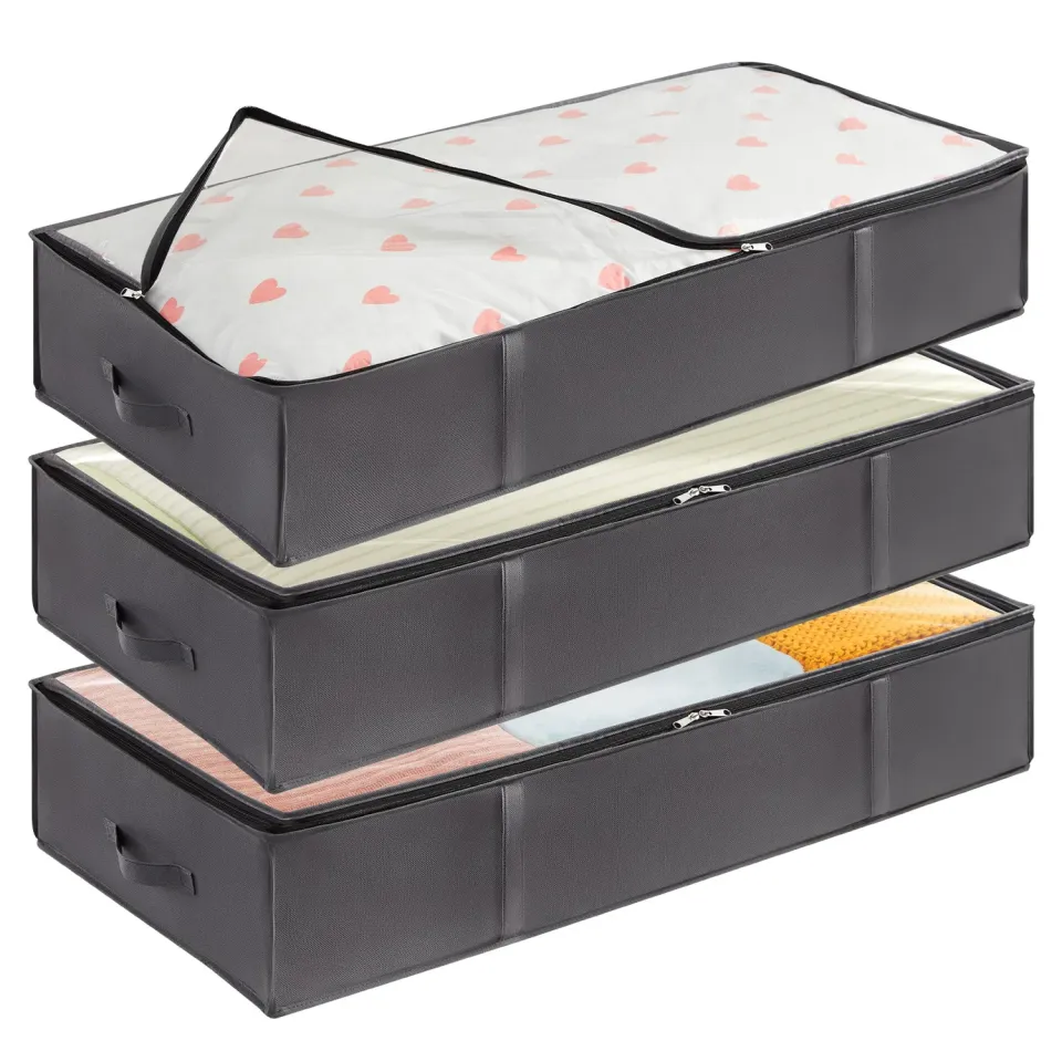 Lifewit Unterbett Aufbewahrung 95L 3er Pack