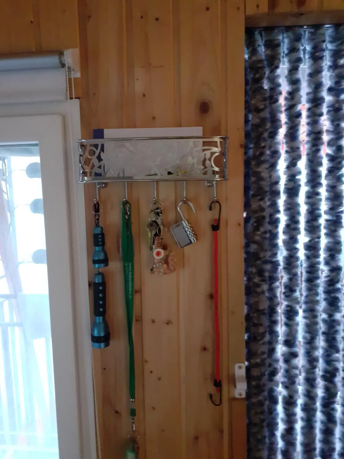 mDesign Briefablage Schlüsselbrett Korb Kupfer 5 Haken