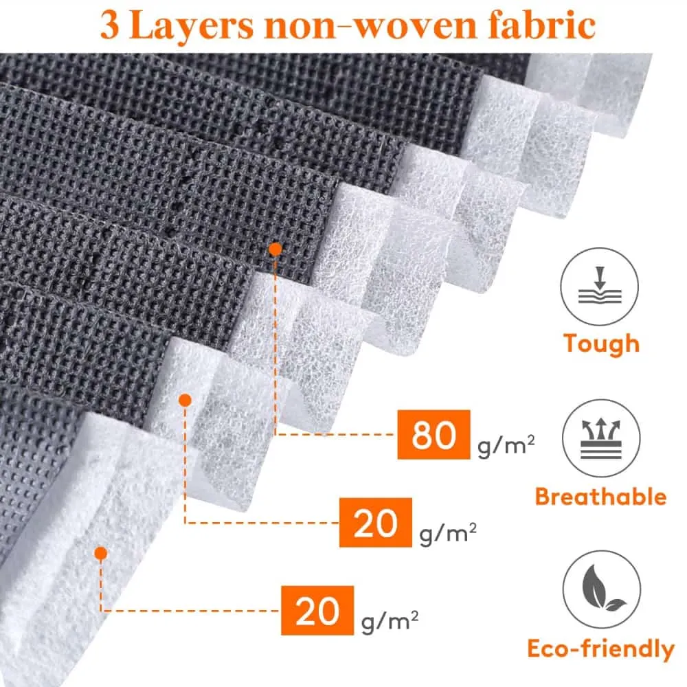 Lifewit Kleider Aufbewahrungstasche 90L 3er-Pack Vlies