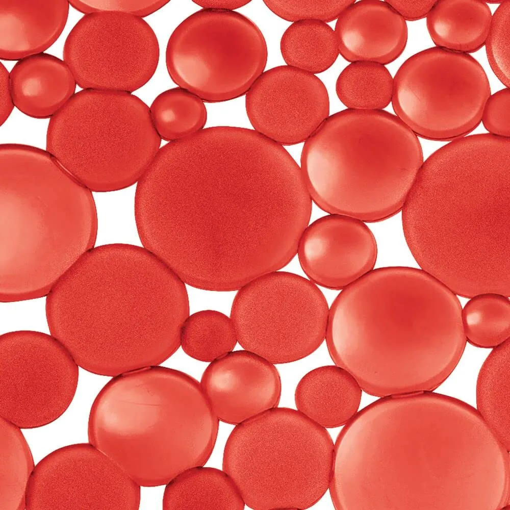 mDesign Spülbeckenmatte PVC 2er-Set rot zuschneidbar