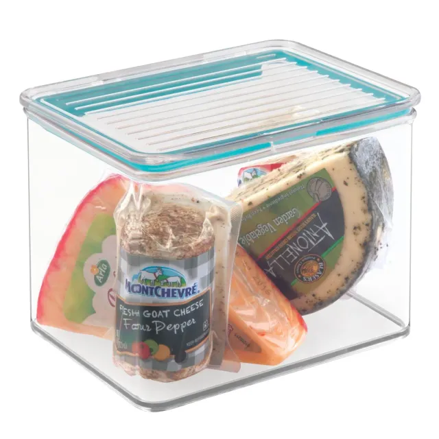 mDesign Speisekammer Vorratsdose 2,2 l transparent luftdicht