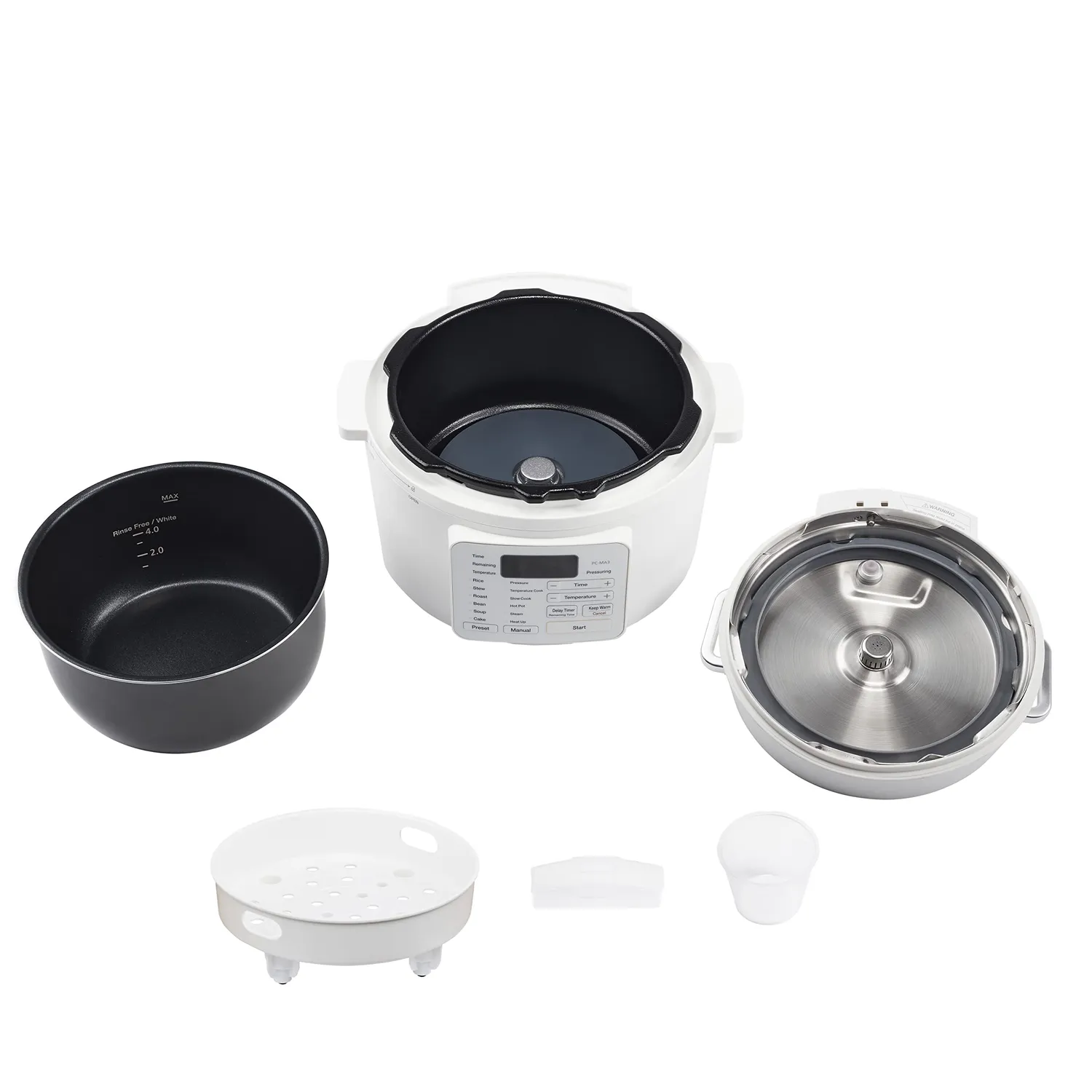 Iris Ohyama Woozoo PC-MA3 Multikocher 3L weiß 12-in-1