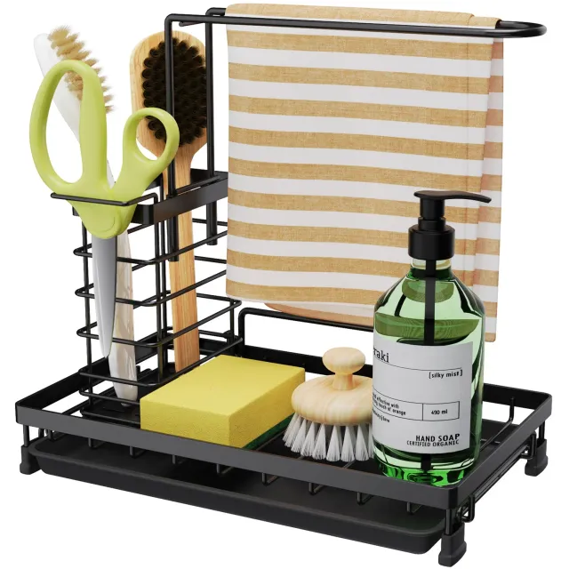 Lifewit Spülbecken Organizer Küchen Caddy Abtropfhalter