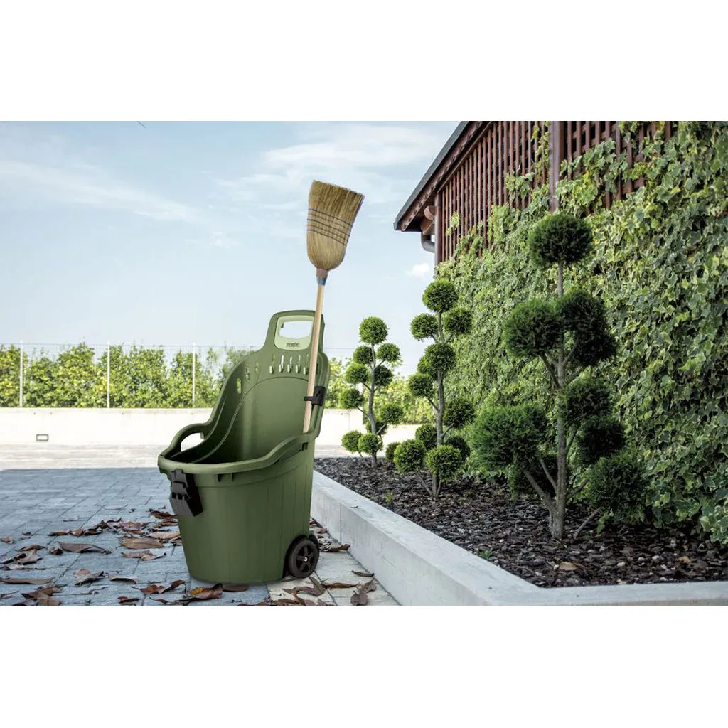 Kreher Helpy Cart Gartentrolley 50 L Grün 60 kg