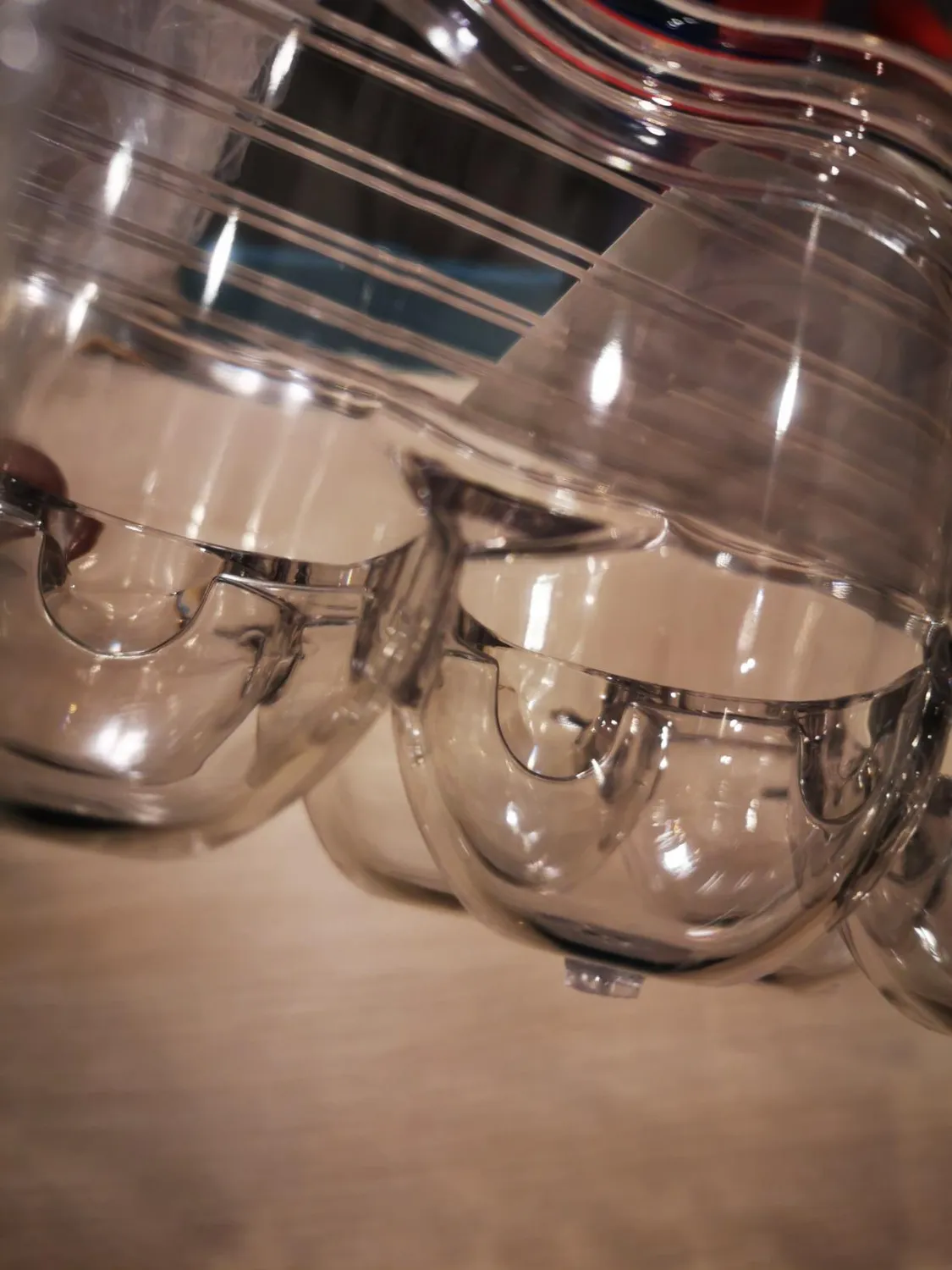 mDesign Eierbox Kunststoff Transparent 12 Eier mit Deckel