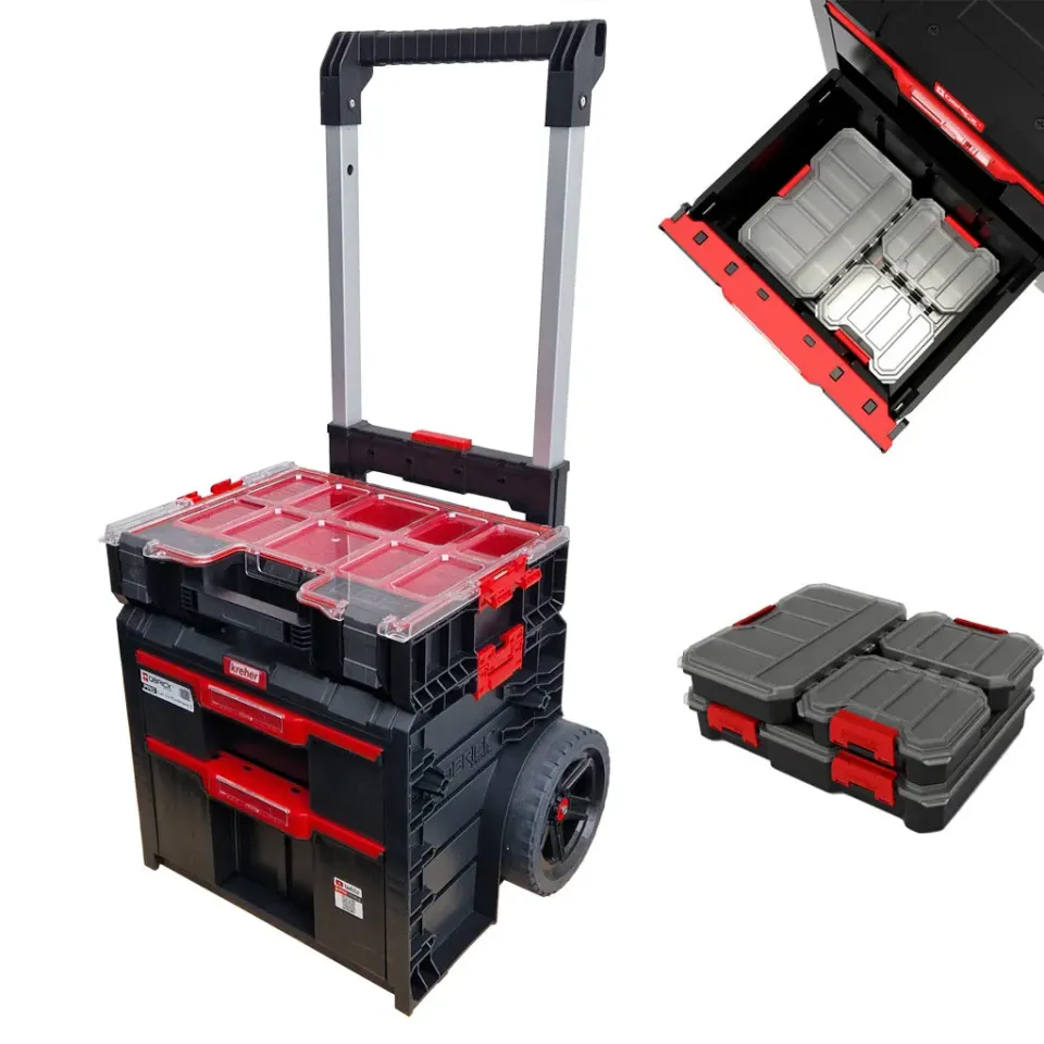 Kreher Q-Brick Pro V16 Werkstattwagen 3er Set modular