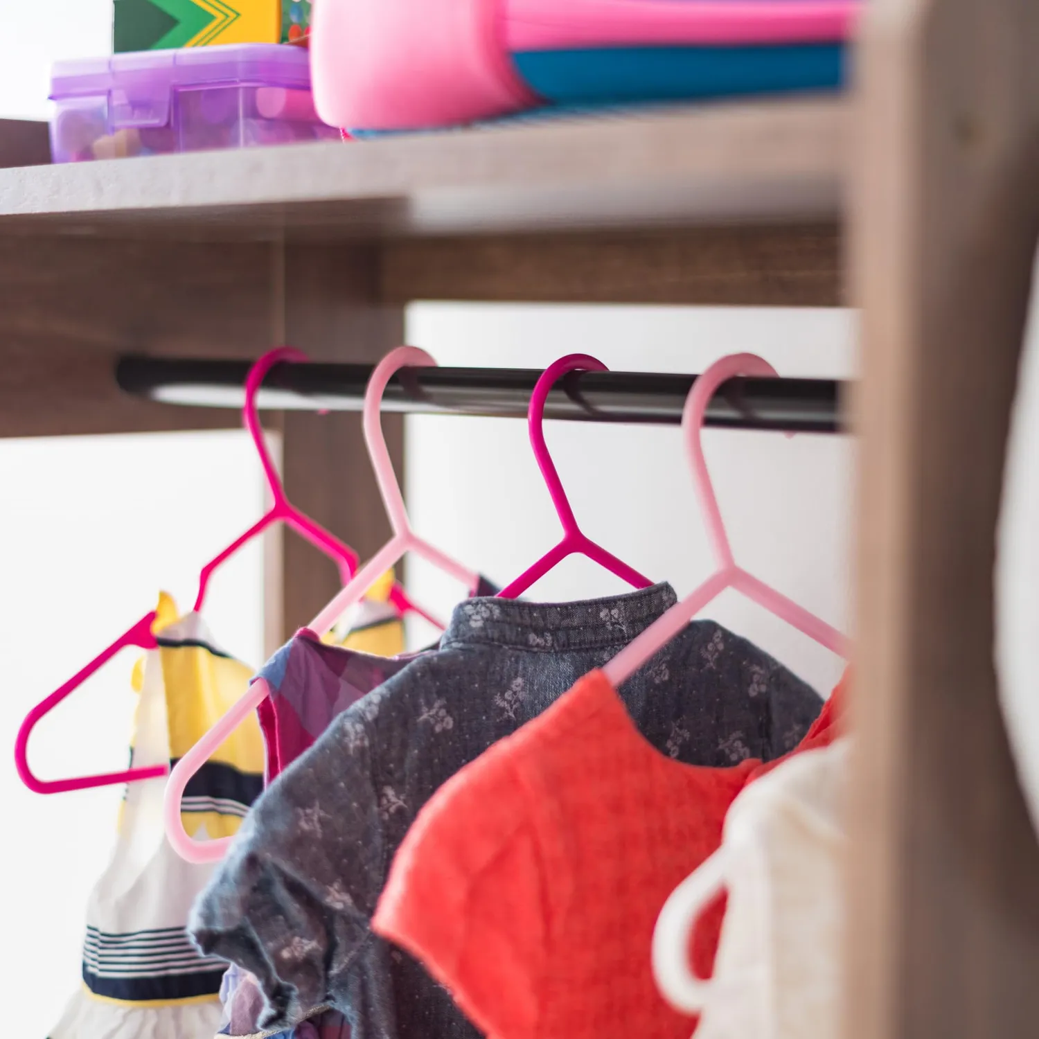 Iris Ohyama KWR-1 Kindergarderobe braun Holz