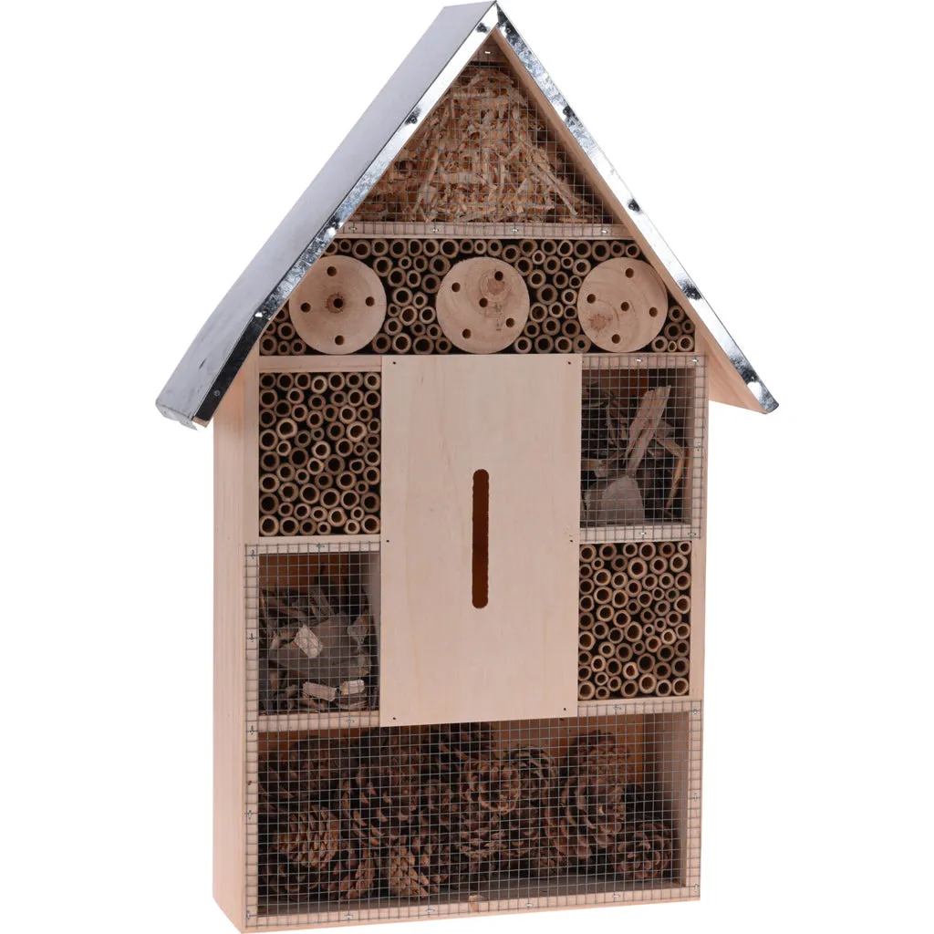 Kreher Insektenhotel Metalldach Bienenhaus XL Holz