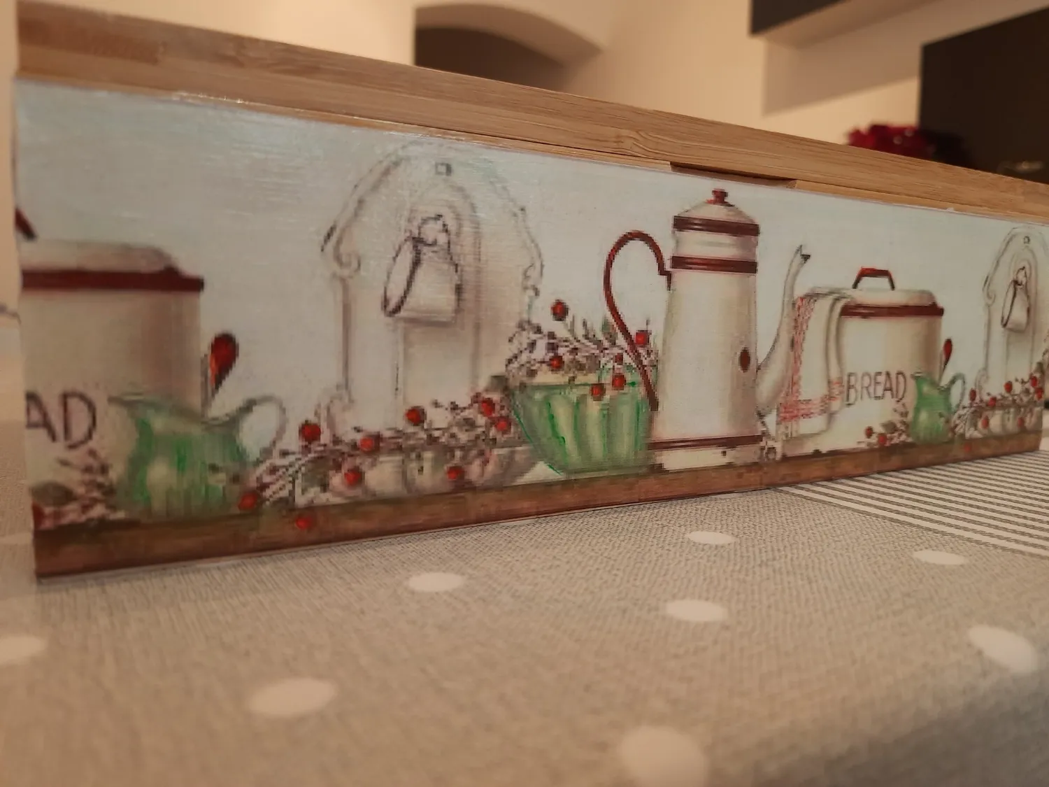 mDesign Teebox Teekiste Holz 12 Fächer bambus mit Sichtfenster